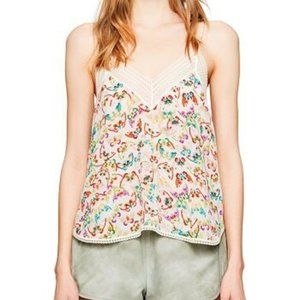 Zadig & Voltaire Silk Butterfly Print Camisole